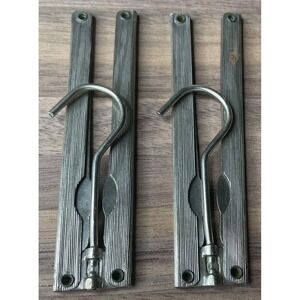 The Star‎ Vintage Made In England Collapsible Folding Hangars With Leather Pouch